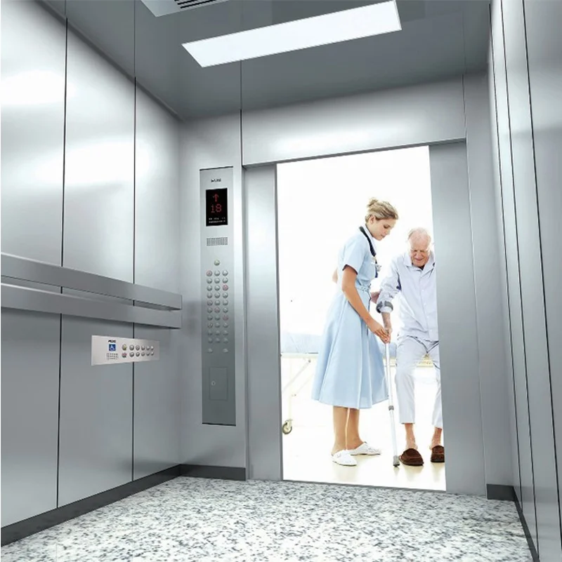 1050kg  1600kg Best Quality Competitive Price China Hospital Elevator Patient elevator Hospital Bed Lift In Hospital Building