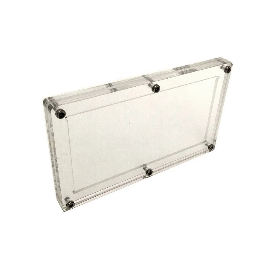 Custom Acrylic Money Currency Holder with Bolts