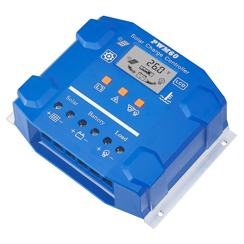 12V 24V 48V Solar Charge Controller 60A PWM DC 40A 60A 72v PWM Solar Charge Controller