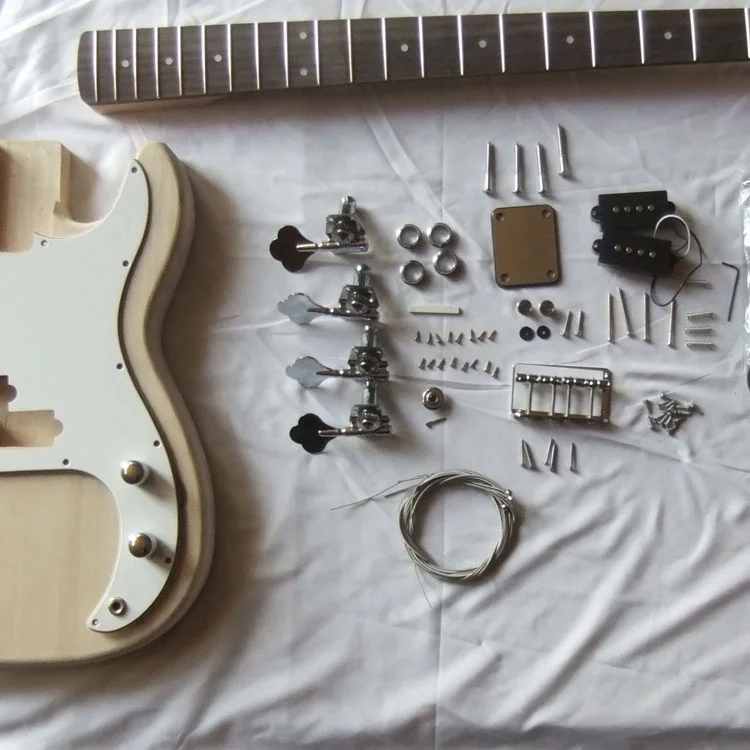 Lightweight Semi-finished Acoustic Electric Guitar Basswood Durable Electric Guitar Diy Kit