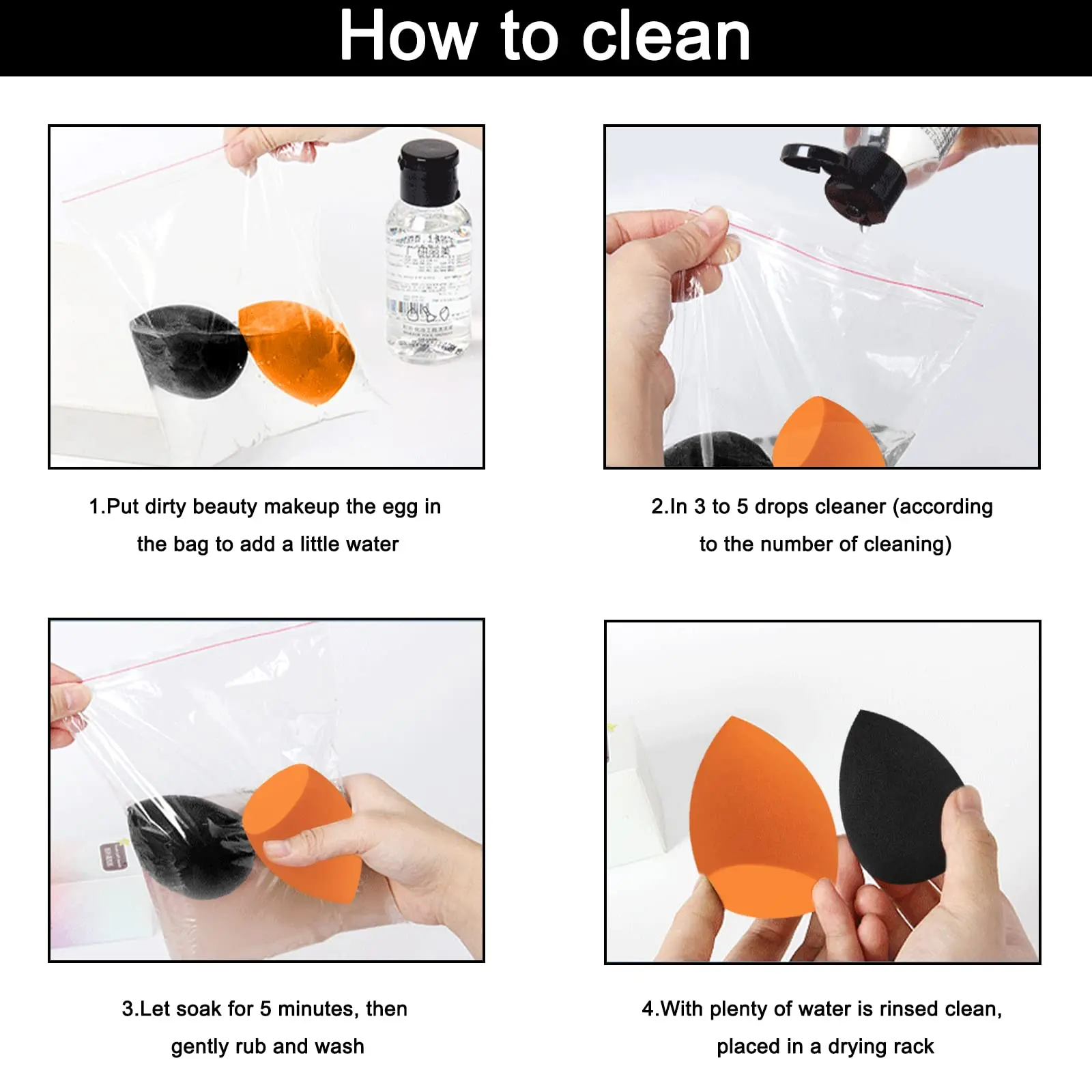 Professional Latex Free Soft Face Make Up Beauty Cosmetic Makeup Sponge for Powder Liquid Facial Makeup Tools