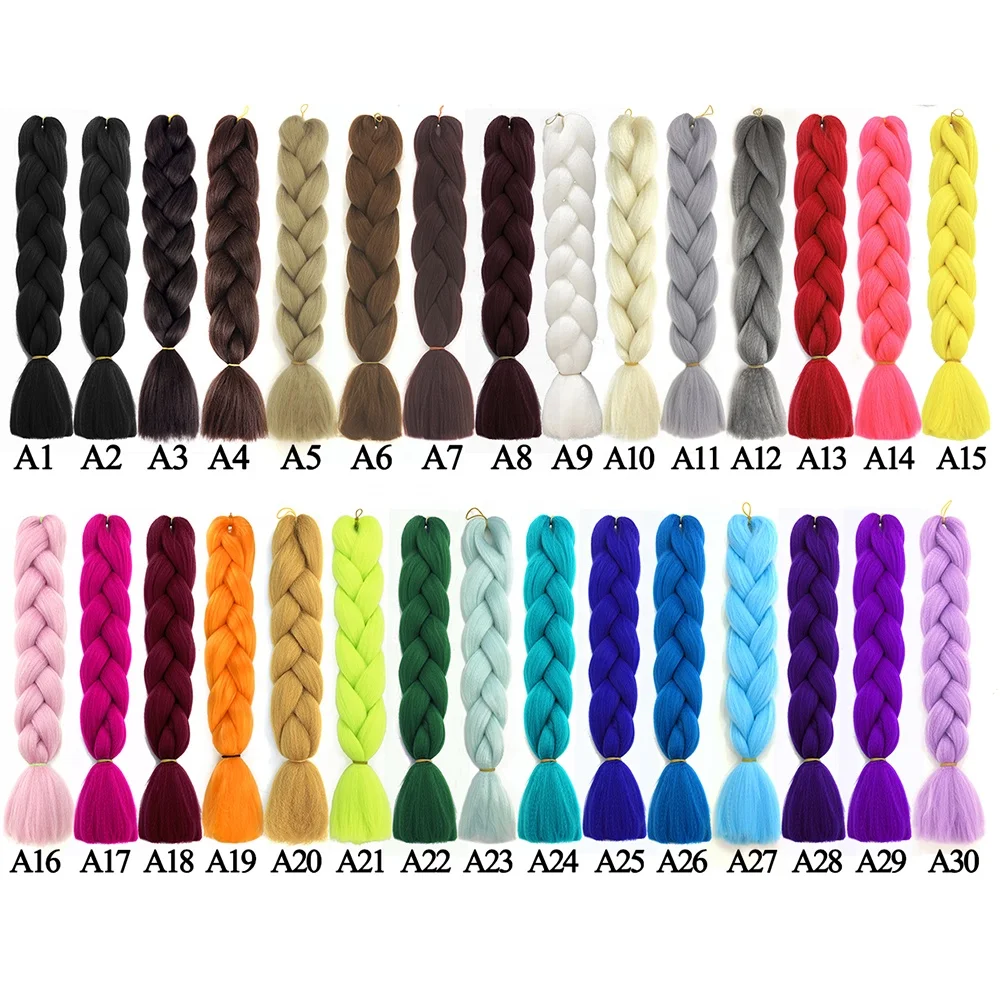 Омбре Джамбо плетеные волосы 24 дюйма 100 г синтетические плетеные удлинители волос yaki Омбре сверхплетенные волосы насадки предоставляют этикетку