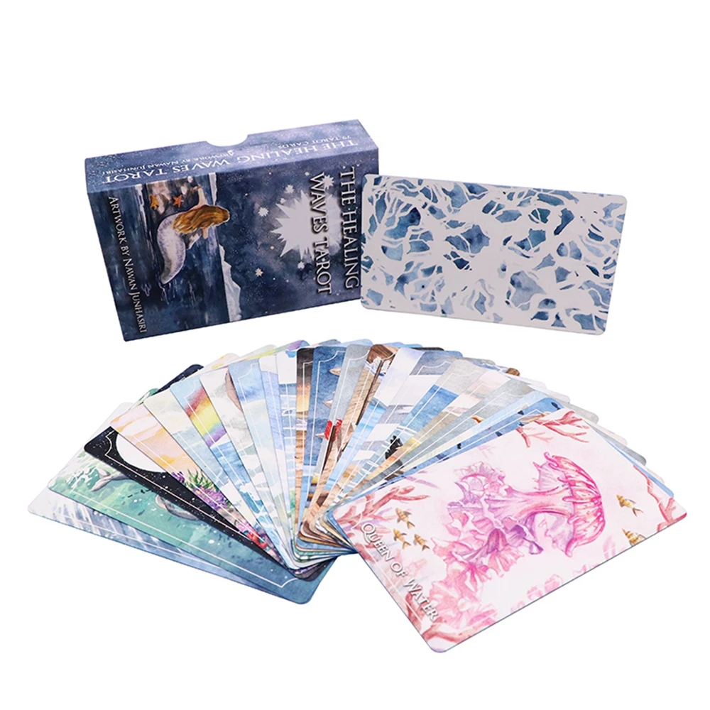 Custom Printing Affirmation Deck Astrology Tarot Card Holographic Past Life Oracle Cards