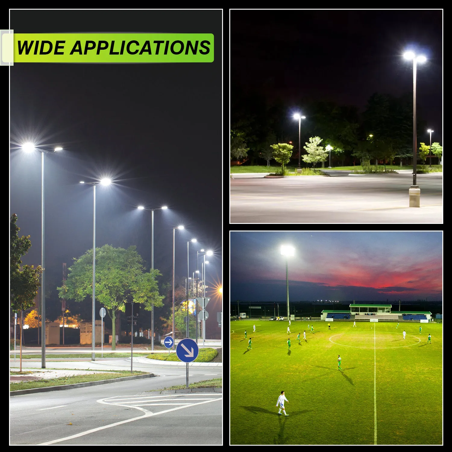 Led Street Light 5-year warranty IP65 Waterproof Dusk to Dawn Photocell led lighting fixture