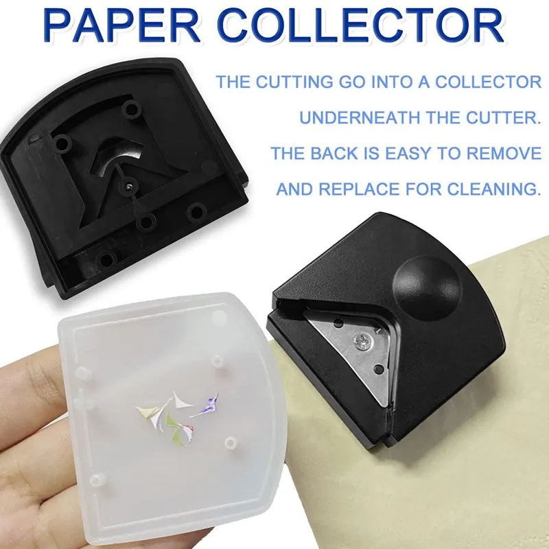 Small Stainless Steel Blade Black Rounder Corner Cutter for Office Home