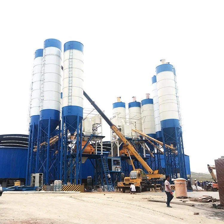 
Manufacturers Cheap HZS120 Concrete Batching Plant and Equipment concrete-mixing plant 