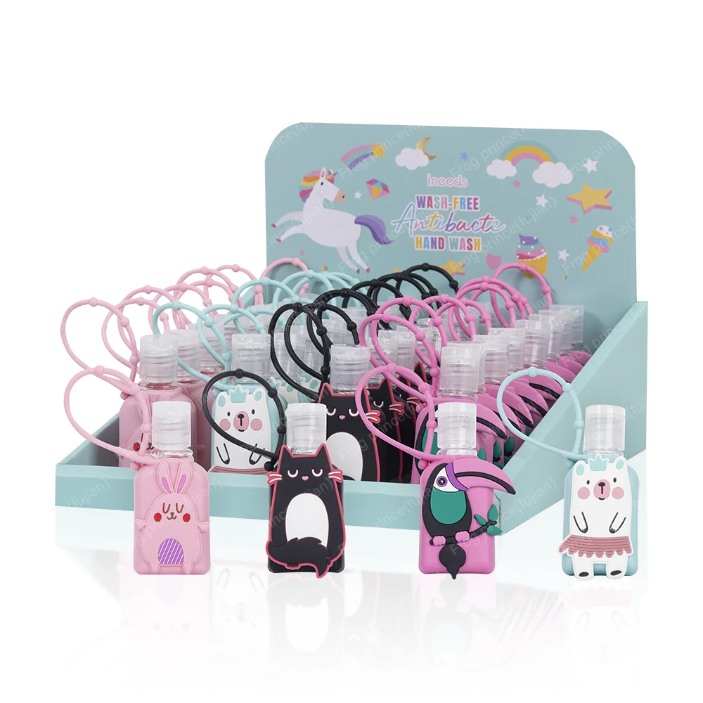 30 ml Portable Mini Alcohol Hand Sanitizer With Silicone Holder