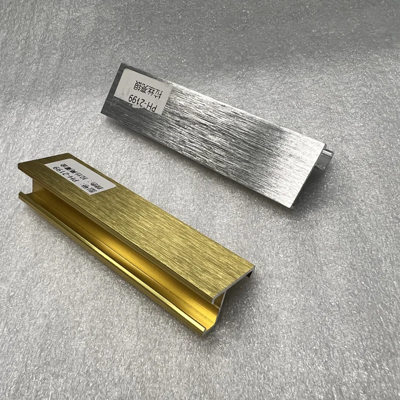 brush gold silver black color 35mm frame wall mounted bedroom picture photo frame extrusion aluminium profile