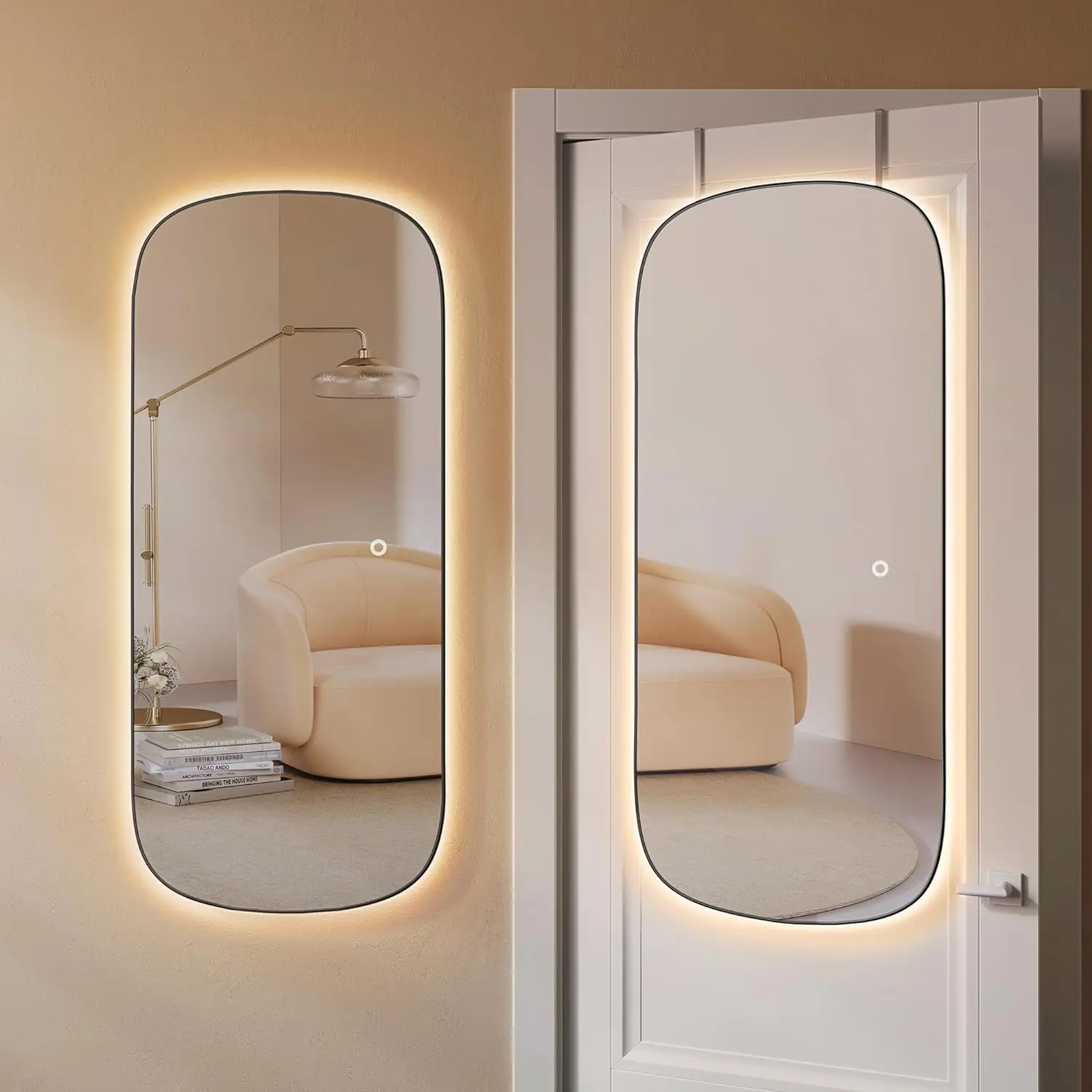 Hot sale factory direct handmade dressing shatterproof led bathroom mirror