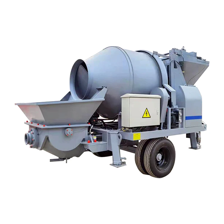 Hydraulic Pump Concrete Mixer/Concrete Pump With Mixer Trailer/Self Loading Concrete Mixer With Pump