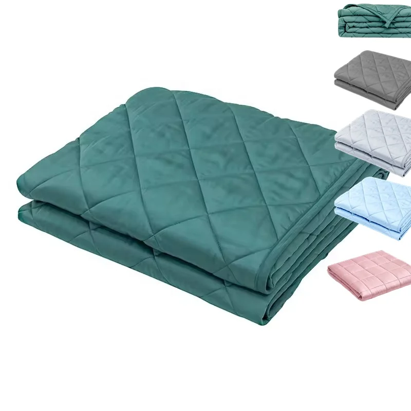 FREE SAMPLE custom hot selling seller sensory relax solve anxiety BAMBOO COVER COOLING DUVET gravity weighed blanket