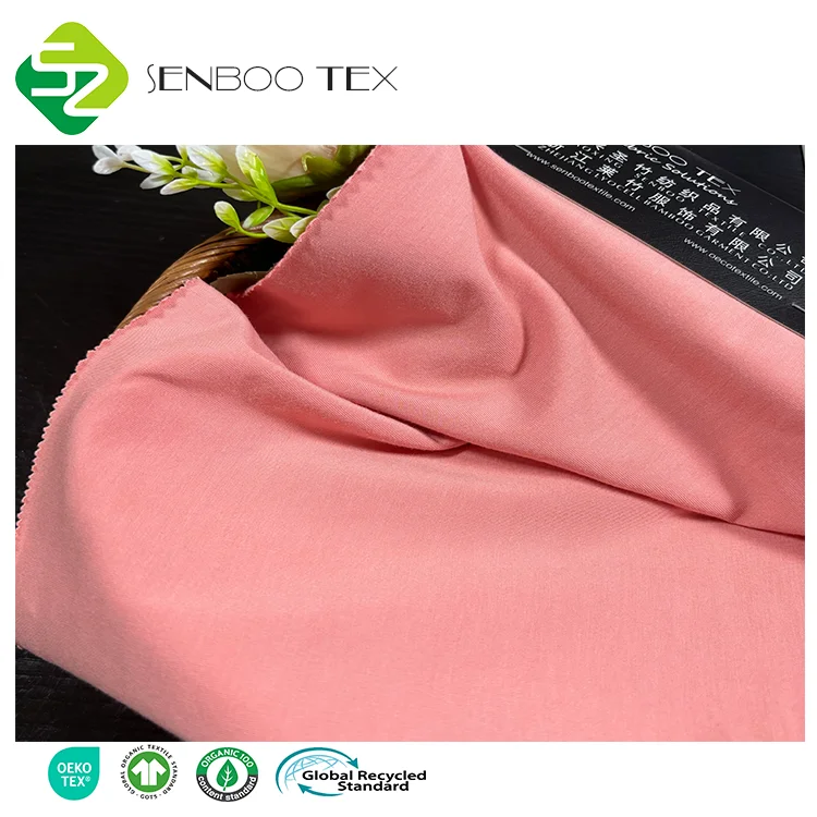 Best Quality Oeko Tex Bamboo Fabric Spandex Dyed Pattern Sleepwear Shirts Underwear Bedding Suits Diapers Activewear Accessories