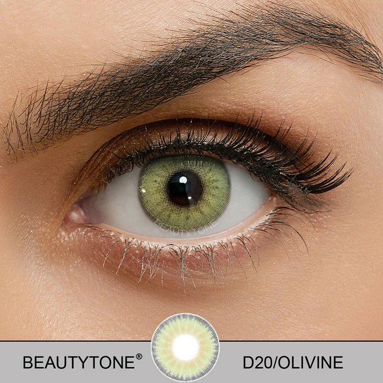 Dream hazelnut cheap cosmetic colored contacts lens magic color natural style contact lenses
