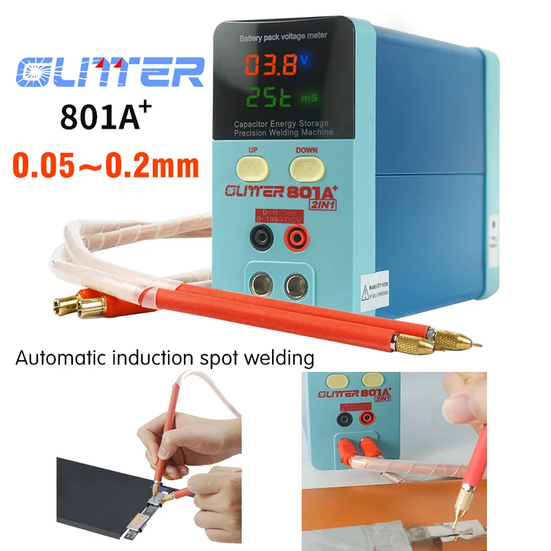 Lithium Battery Spot Welder 11.6 KW Capacitor Inverter Energy Storage Pulse Handheld Welding Machine Spot Weld Equipment