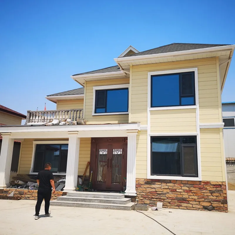 
BS Standard steel structure house prefabricated steel villa 