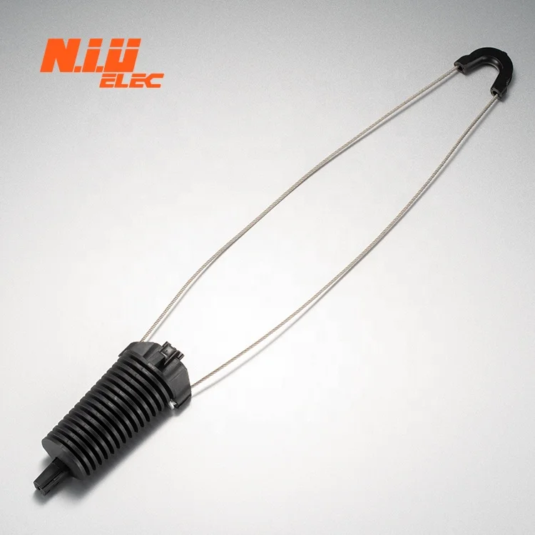 Single Core UV protect Dead End Anchor Clamp  for Fiber Optic Cables