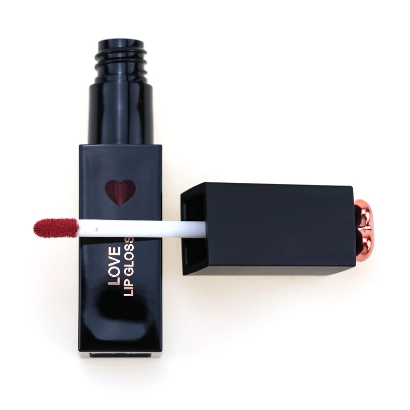 Shangmei Cosmetics pop luxury mica powder pigment for pigment powder rose gold wand lipgloss  tube with light