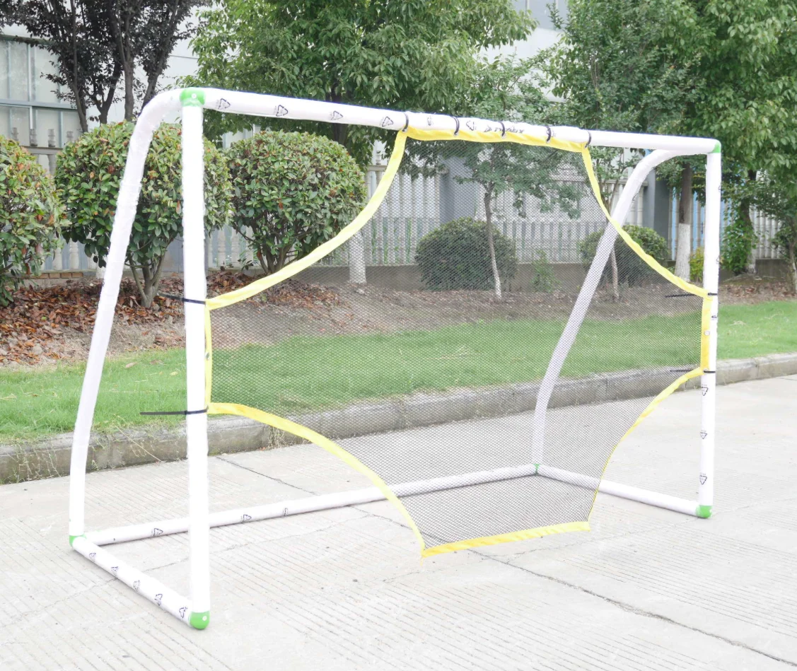 Portable Soccer Goal Target Nets with 4 Scoring Zones  Practice Shooting & Football Goal