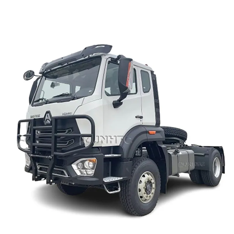 Sinotruck HOHAN tractor prime mover 4X2 6wheels 371HP trailer tow head truck with bumper