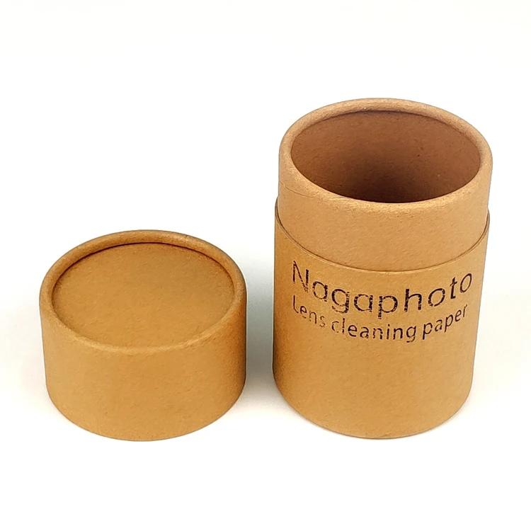 Eco-Friendly T-Shirt Paper Cylinder Tube Packaging Recycle Kraft Paper Toothpaste Tube Packaging Paper Boxes For Dropper Bottle