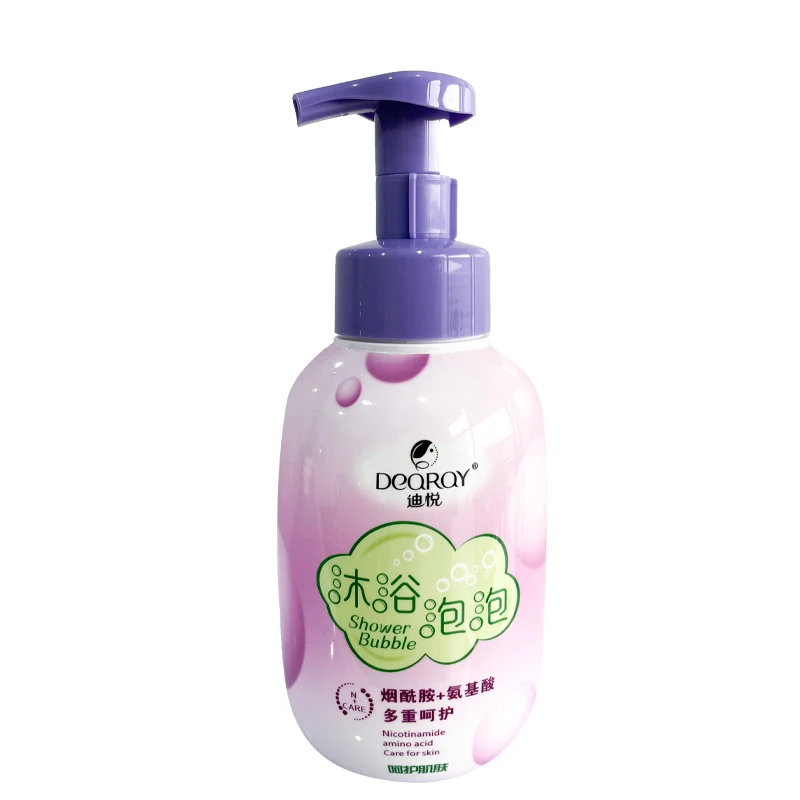 private label  hot sales shower gel moisturizing fruit extract milk bath cream bubble body wash