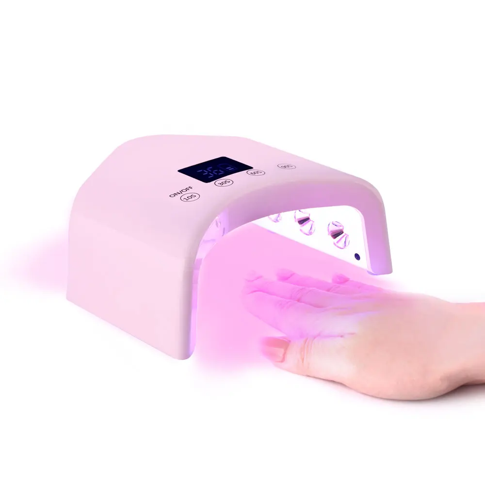 UV Nail Dryer Lamp Fast Curing Gel Light Mini 24W LED UV Nail Lamp For Nail Polish Dryer Machine