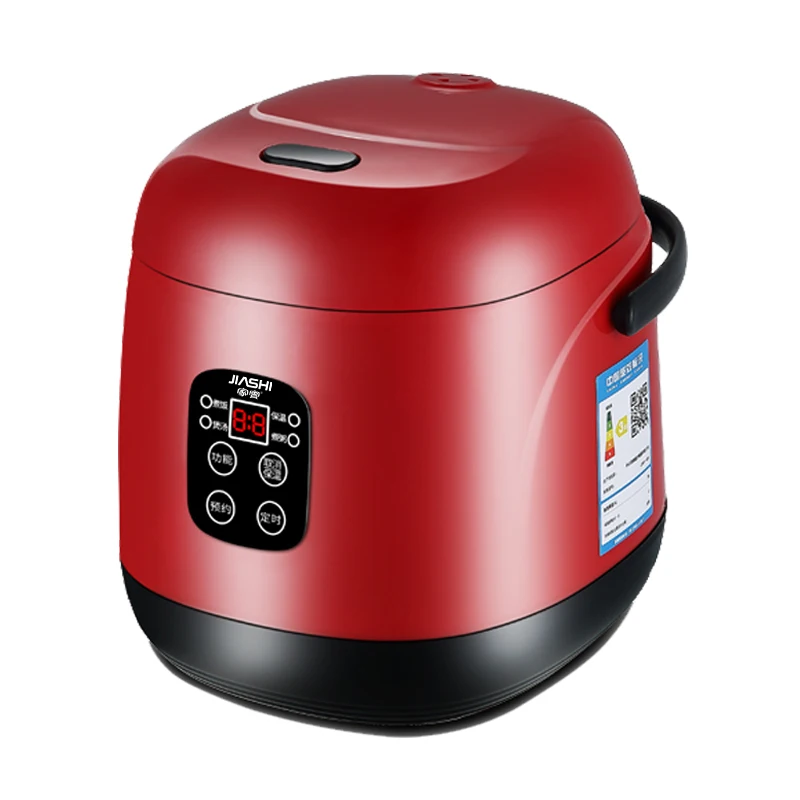 Electric Mini Rice Cooker Kitchen Appliance 1.2L Small Capacity Aluminum Alloy American OEM Smart Appointment Rice Cooker