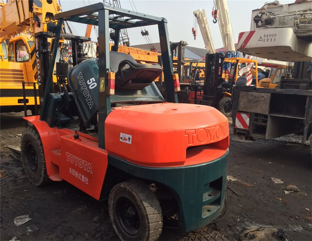 Diesel Forklift Used Toyota 5Ton/ Good Used Toyota 5 Ton Forklift,8FD50