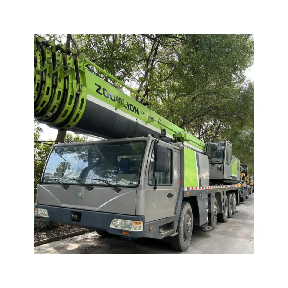 ZTC1100 100ton Zoomlion Used truck crane Construction 110 ton Truck Mounted Crane construction lifters used 110 ton crane