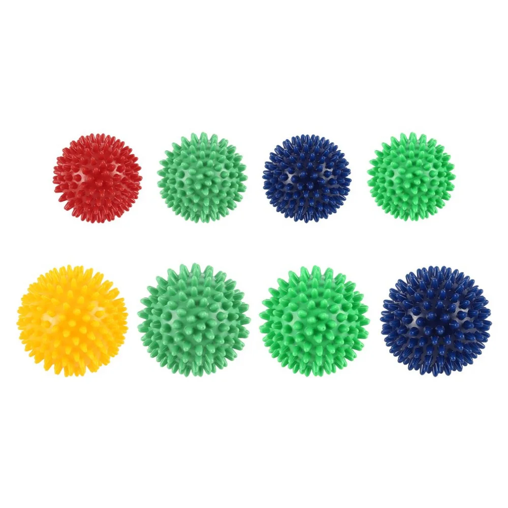  Sport fitness bearing grip hand body pvc massage ball muscle