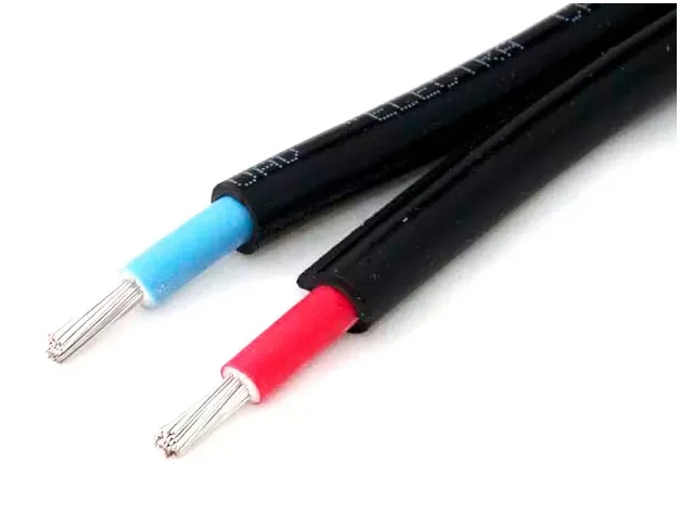 Solar PV Twin Core Cable Tinned Copper Wire 0.6/1KV For Photovoltaic Power