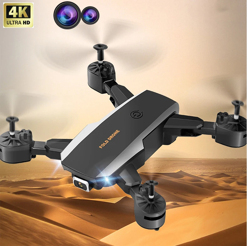 New Foldable Drone with 4K Hd Double Camera Mobile App Control Mini Drones