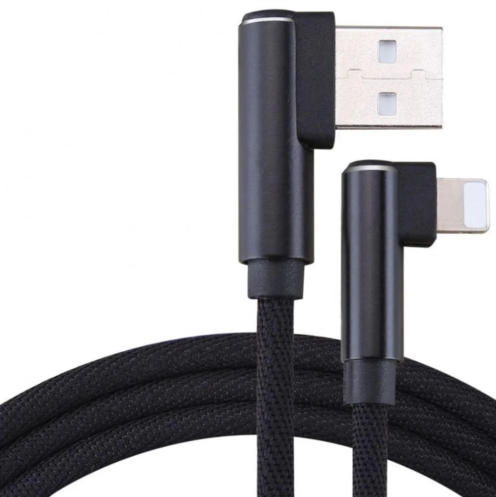 
90 Degree Double-Sided Plug USB Cable Charging for Playing Games 