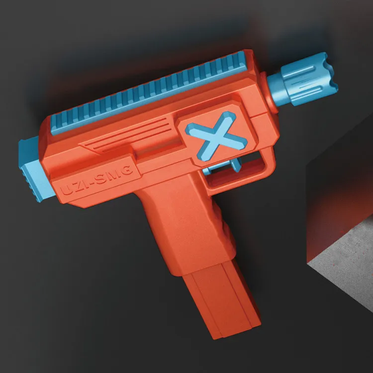 2 dollar store Mini uzi gun toy kid promotional gift smg gun small hand held pistol toy spray plastic water gun for boys girls