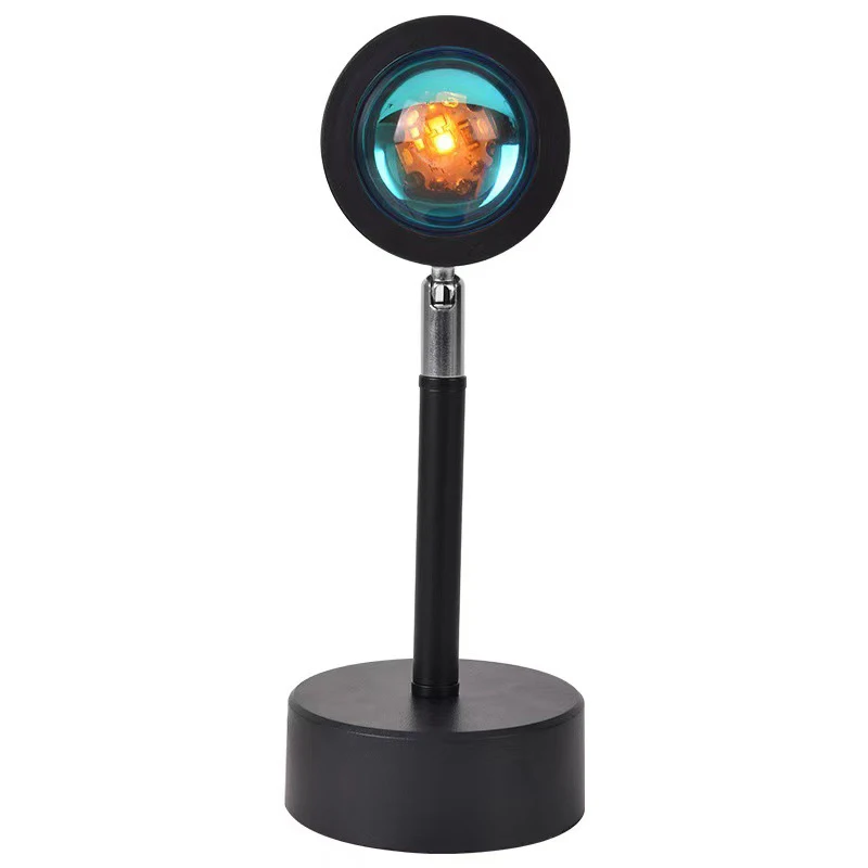 
Ambient lamp living room bedroom web celebrity table lamp floor type retractable Sunset Projection Lamp 