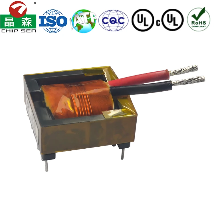 60watt step down 120v to 24v audio output ee ferrite core high voltage pulse high frequency PCB transformer