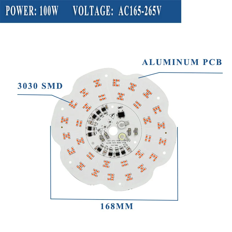 Встроенный светодиодный драйвер AC220V 100 Вт