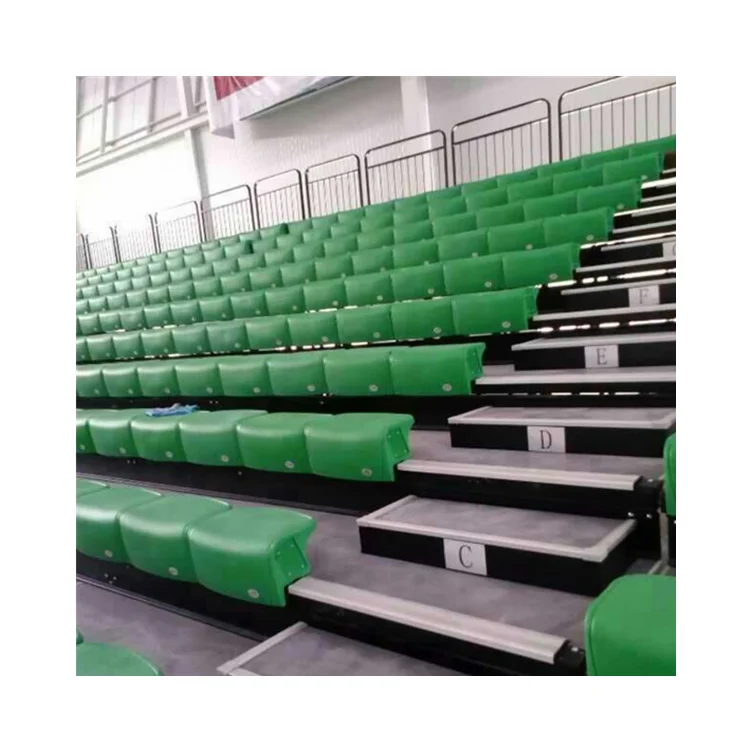 Avant series soccer stadium chairs folding seats for bleachers indoor gym bleachers sports center