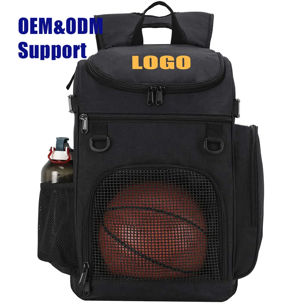 young teens outdoor team gym sport Laptop Compartment footballs balls Volleyball custom Basketball Soccer Backpack bag