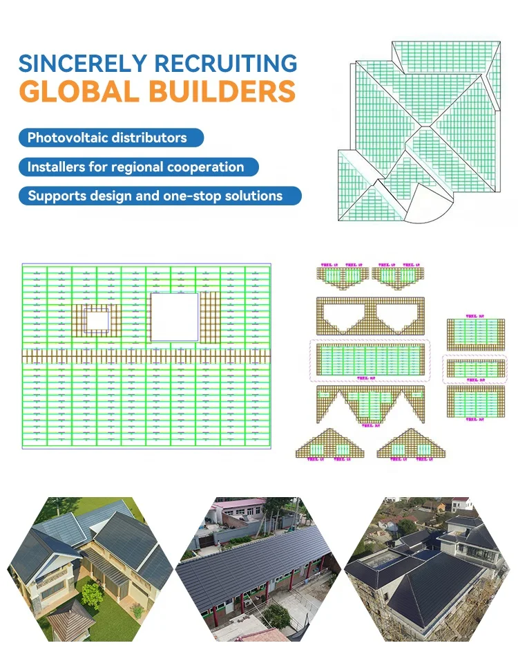 Factory sales good price Solar Roof Tiles 30w High Efficiency Solar System House Using
