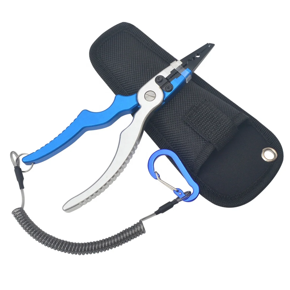 Укрепляющие рыболовные плоскогубцы из алюминиевого сплава многофункциональный инструмент ножницы для морской воды линия стрижки рыбалки
