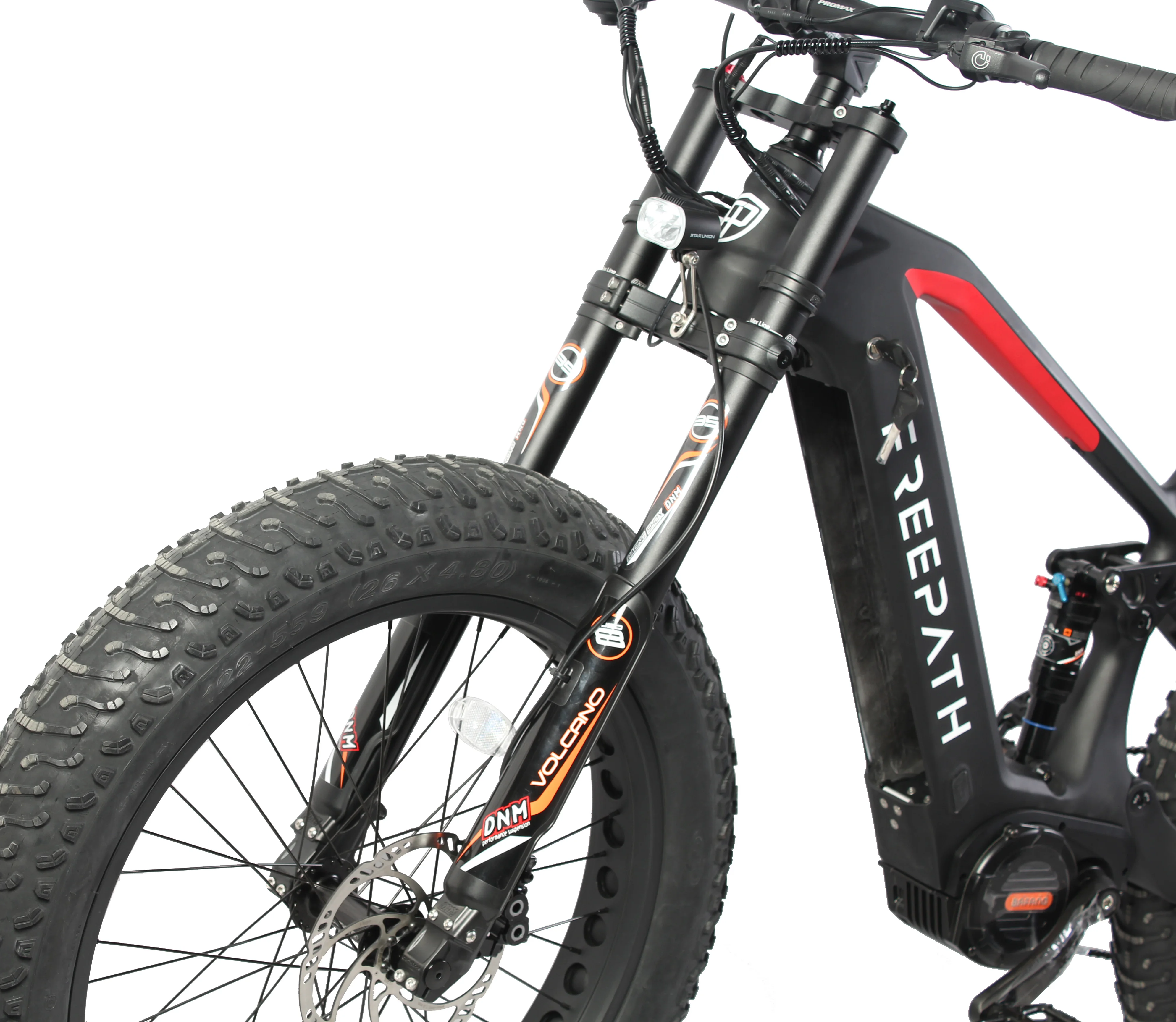 Carbon Fiber Frame Full Suspension EMTB Electric Fat Tyre Mountain Bike enduro ebike