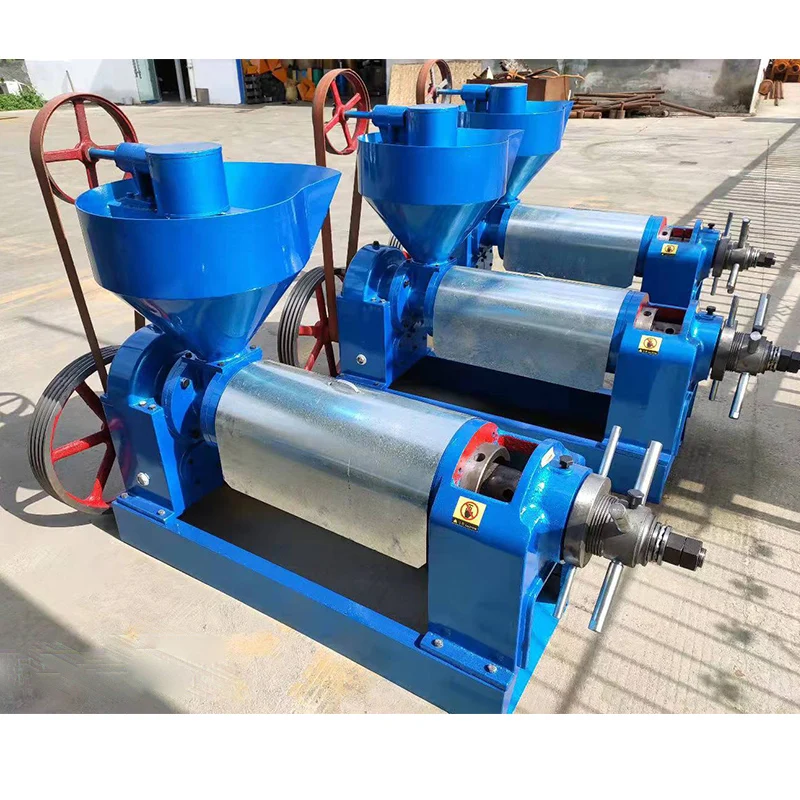 YZYX120 Commercial Medium And Large Oil Fryer Press Fried Peanut Rapeseed Walnut Sesame And Soybean Spiral Oil Press Machine