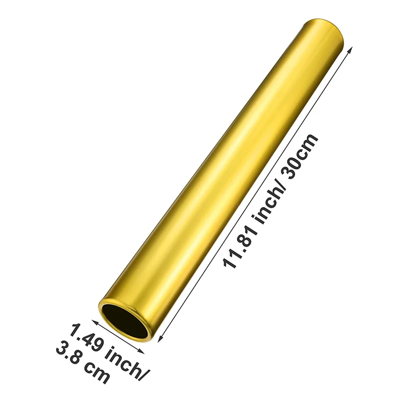 Diameter 3.8cm Aluminum Alloy Track And Field Sports Equipment  Filed Race Running Relay Baton Stick