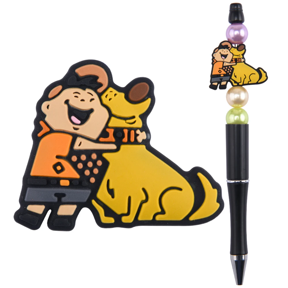 Wholesale Of New Materials silicone beaded lanyard tutorial ew kids Black charms Butterfly Kids Customizable Accessories