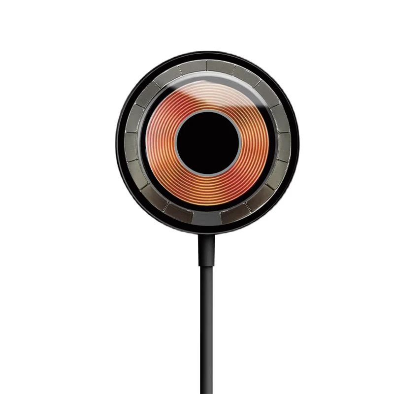 Transparent Cyberpunk Style Magnetic Wireless Charger For iPhone 15W Fast Wireless Charging With Customizable Brand Logo