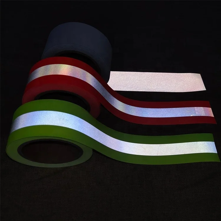 High Visibility Cotton Aramid 5CM Fluorescent Color Waterproof Flame Retardant Reflective Safety Webbing