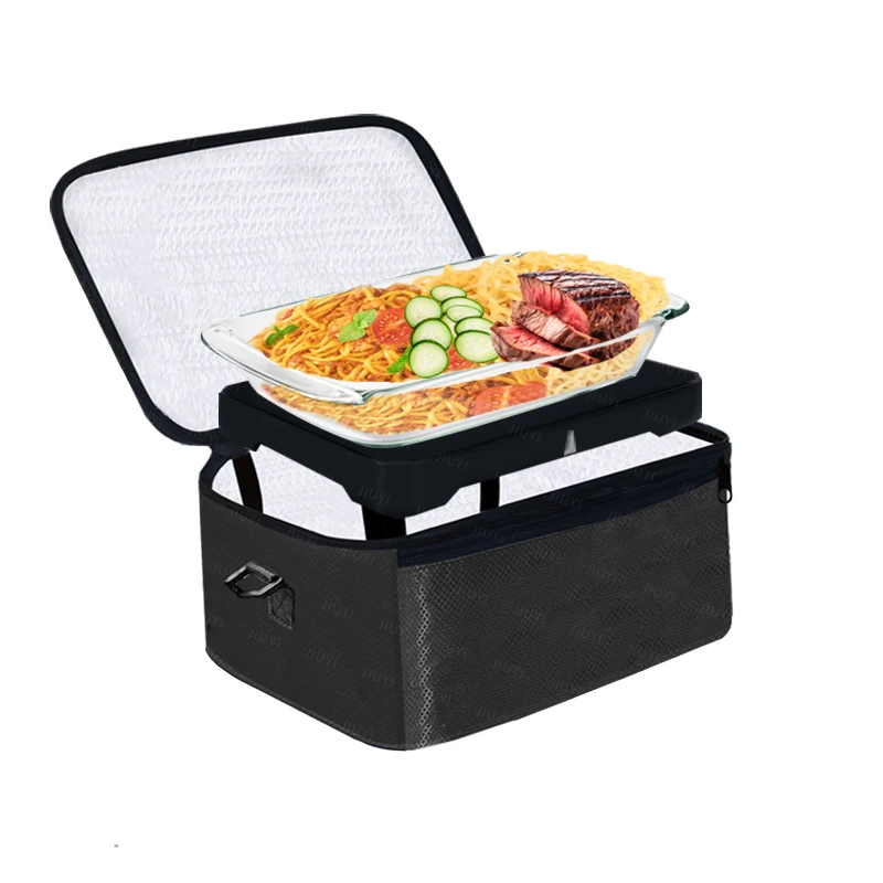 Upgraded 80w Personal Portable Warming Oven Heater 110v 220v 24v 12v Car Food Warmer Mini Portable Microwave Oven For Reheating