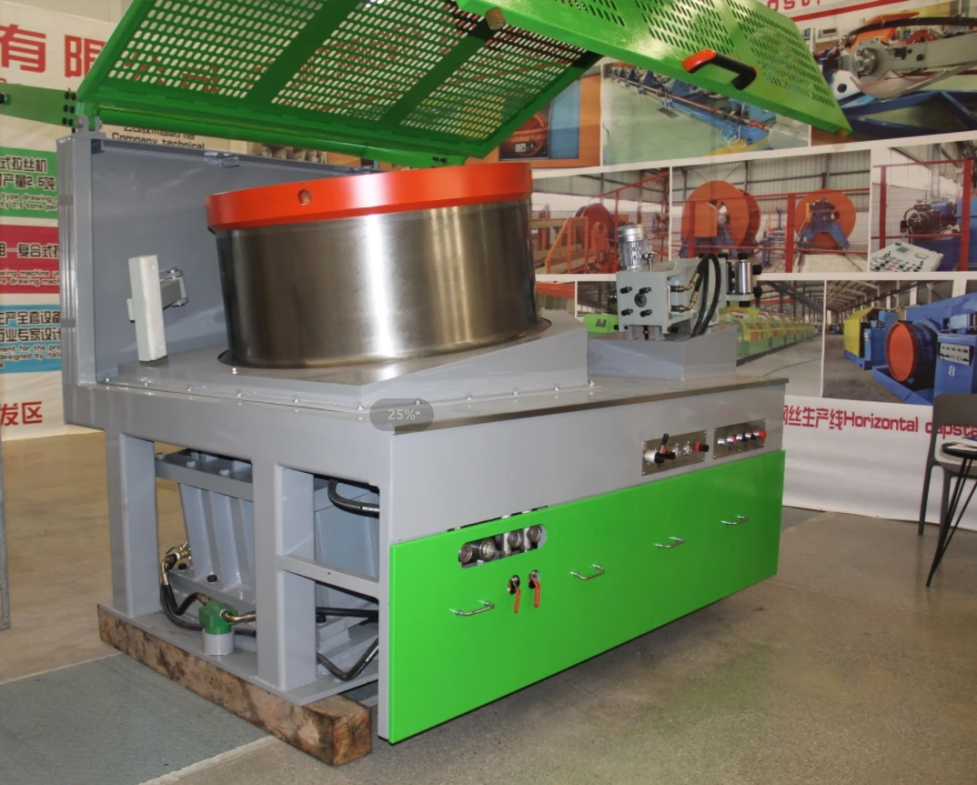 Indented PC Wire Rod Production Machinery Steel Wire Drawing Machine With Heating Equipment