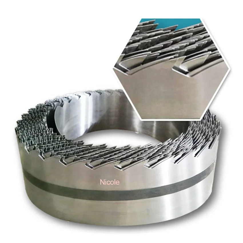 Sawmill Roll Narrow And Wide Woodworking Cutting Band Saw Blades 6inch 8 inch wood cutting band saw blade
